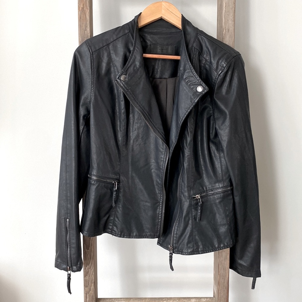 BLANKNYC Faux Leather Moto Jacket
